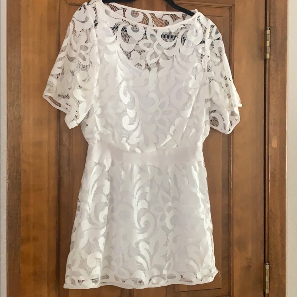 Milly White lace dress